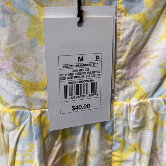 The Nines by HATCH Tank Maternity Dress Yellow Floral - Picture 6 of 6